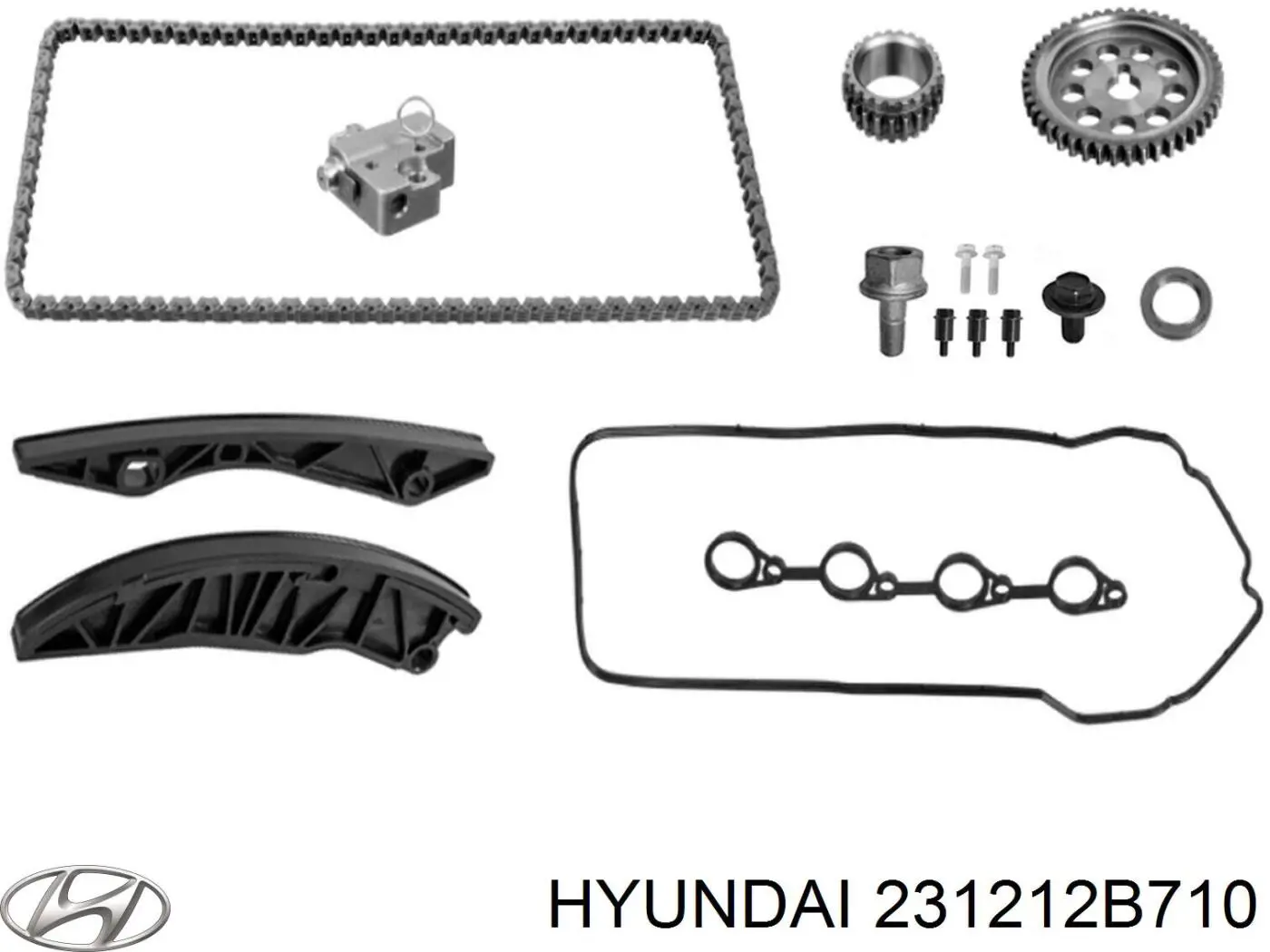 231212B710 Hyundai/Kia rueda dentada, cigüeñal