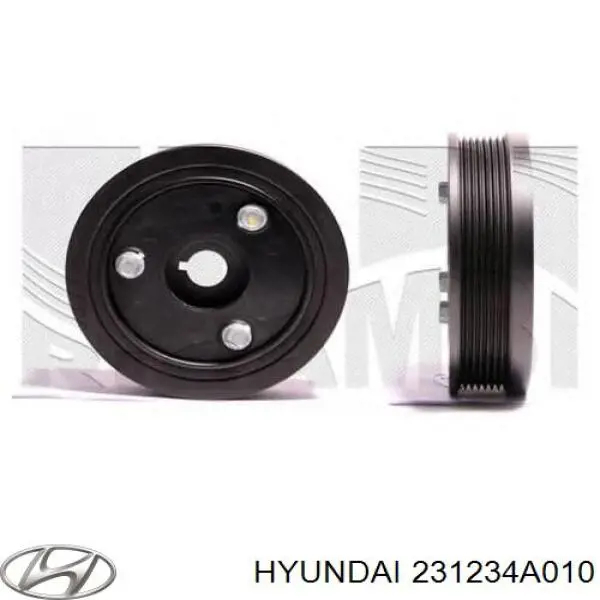 Comprar 231234A010 Hyundai/Kia La polea del cigüeñal