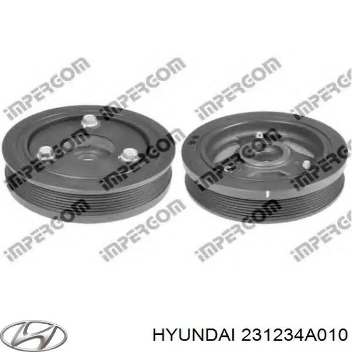 231244A010 Hyundai/Kia polea de cigüeñal