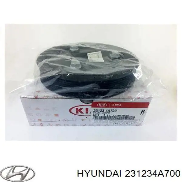 Comprar 231234A700 Hyundai/Kia La polea del cigüeñal
