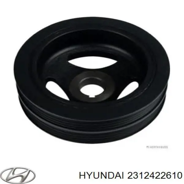 2312422610 Hyundai/Kia polea, cigüeñal