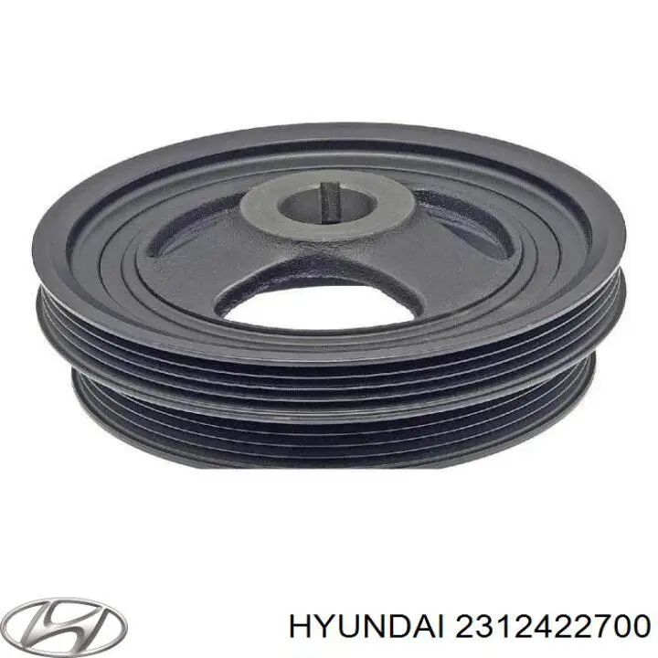Polea del cigüeñal Hyundai/Kia 2312422700 precio, desde 50,82 EUR