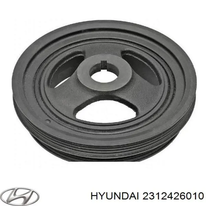 2312426010 Hyundai/Kia polea, cigüeñal