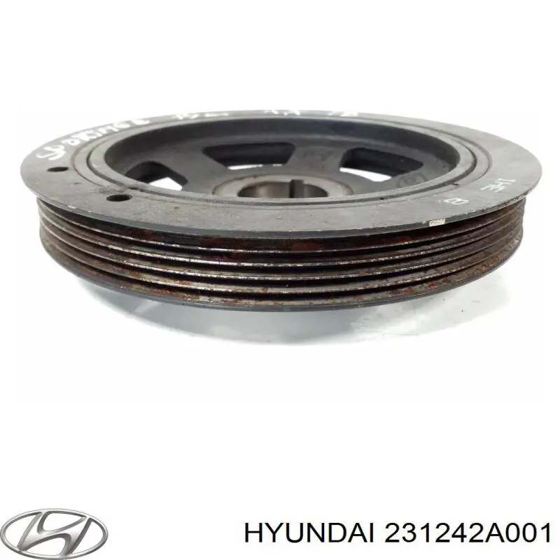 Polea de cigüeñal TVD1132A Gates