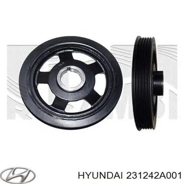 231242A001 Hyundai/Kia polea de cigüeñal