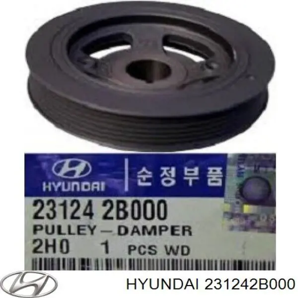 Polea cigueñal Hyundai I30 GDH