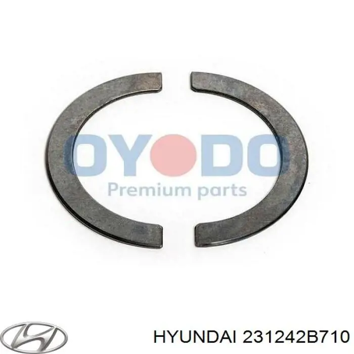 231242B710 Hyundai/Kia polea, cigüeñal