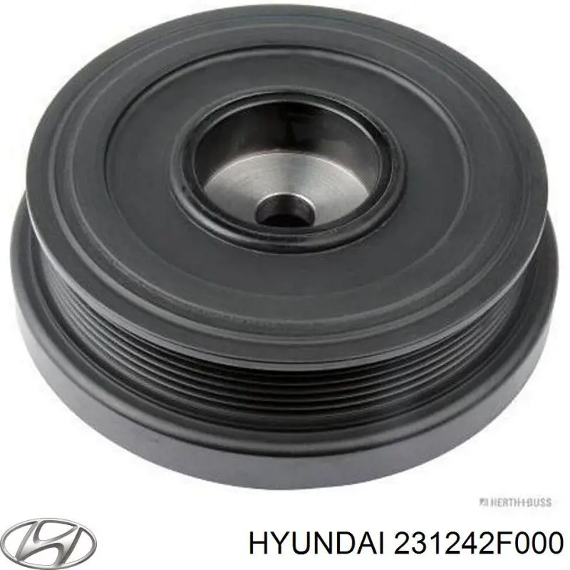 231242F600 Hyundai/Kia polea de cigüeñal