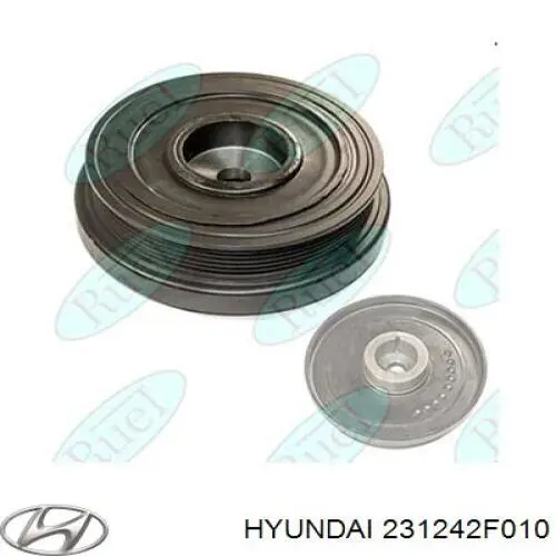 Polea de cigüeñal HYDSCM10 Febest