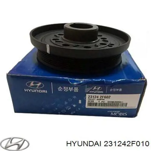 Comprar 231242F010 Hyundai/Kia La polea del cigüeñal