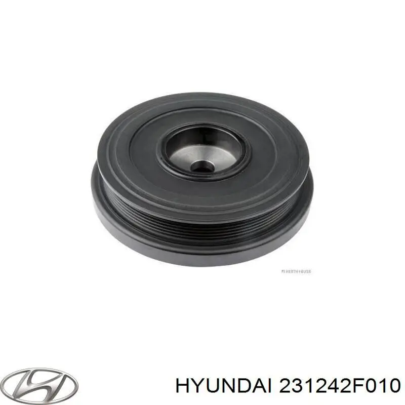 231242F010 Hyundai/Kia polea de cigüeñal