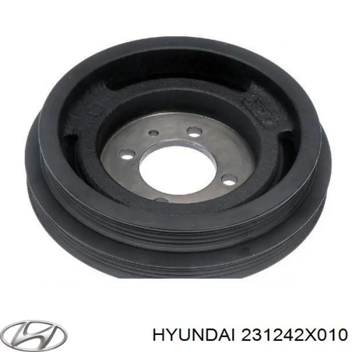Comprar 231242X010 Hyundai/Kia La polea del cigüeñal