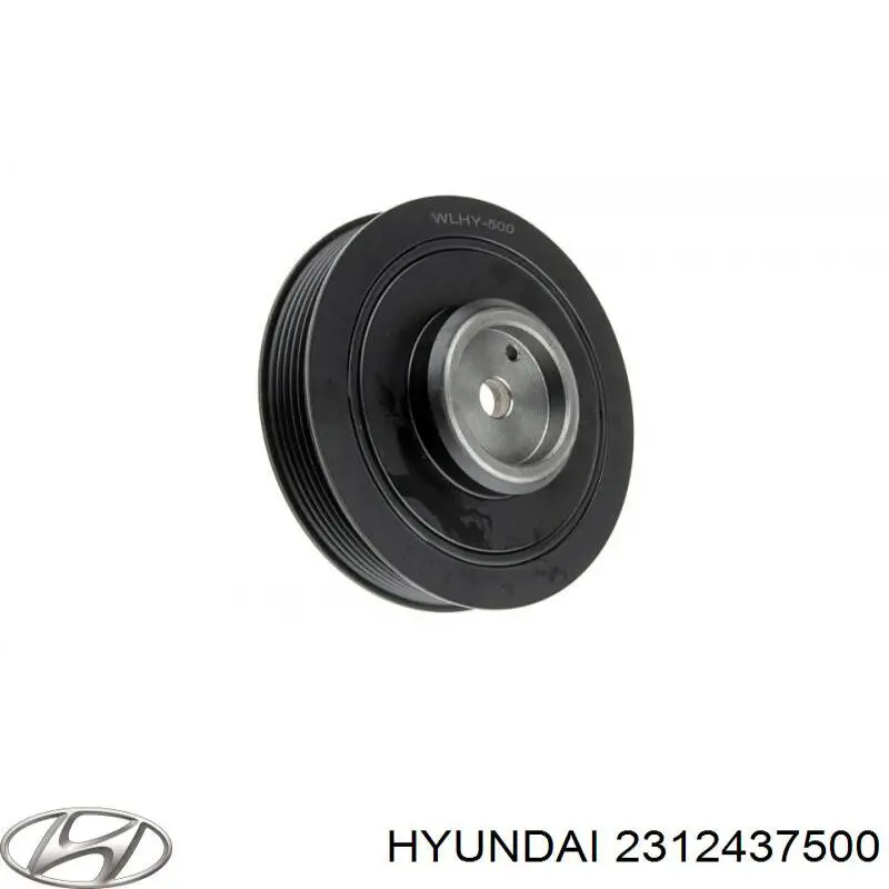 2312437500 Hyundai/Kia polea de cigüeñal