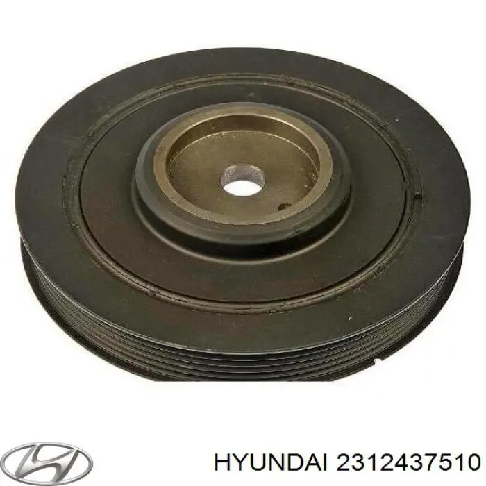 2312437510 Hyundai/Kia polea de cigüeñal