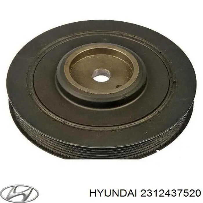 2312437520 Hyundai/Kia polea de cigüeñal