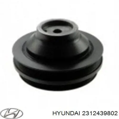 2312439801 Hyundai/Kia polea de cigüeñal