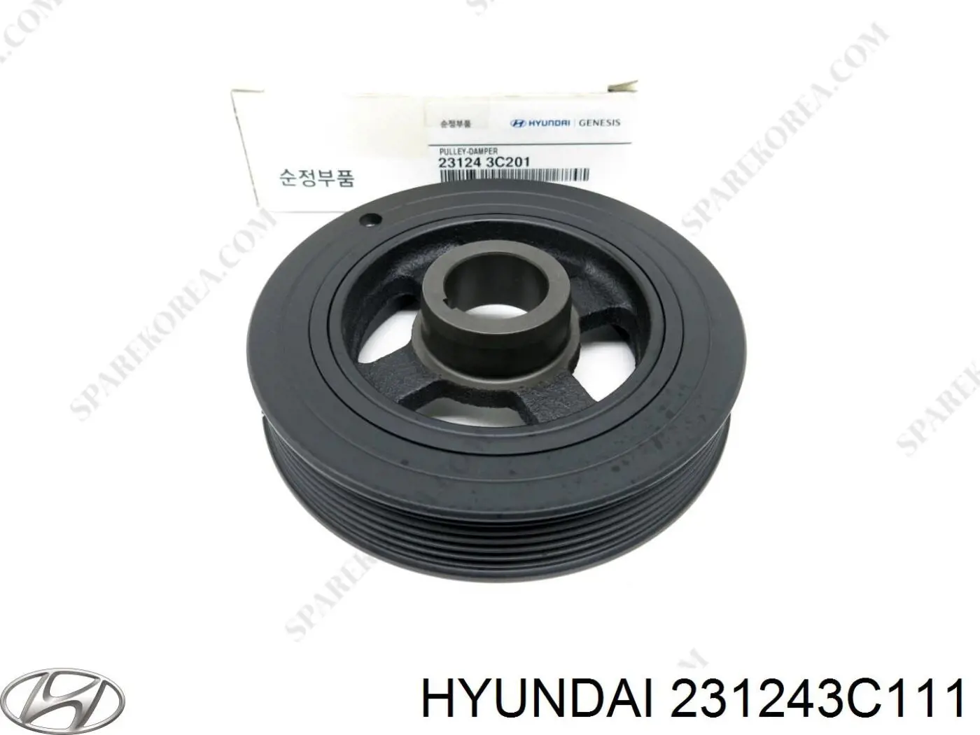 231243C111 Hyundai/Kia polea, cigüeñal