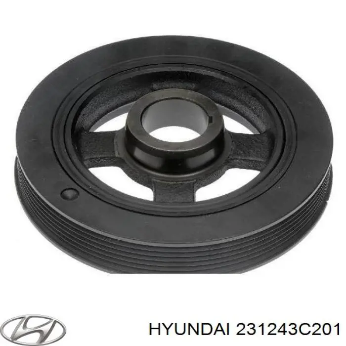 231243C201 Hyundai/Kia polea, cigüeñal