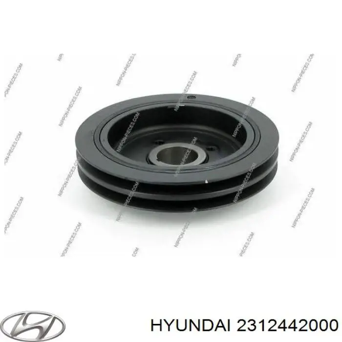 2312442000 Hyundai/Kia polea de cigüeñal