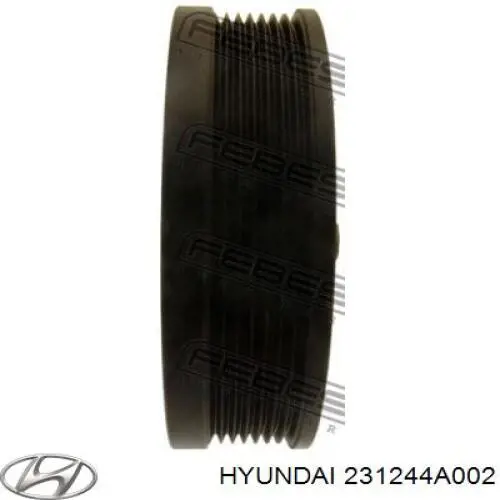 Polea del cigüeñal Hyundai/Kia 231244A002 precio, desde 63,68 EUR