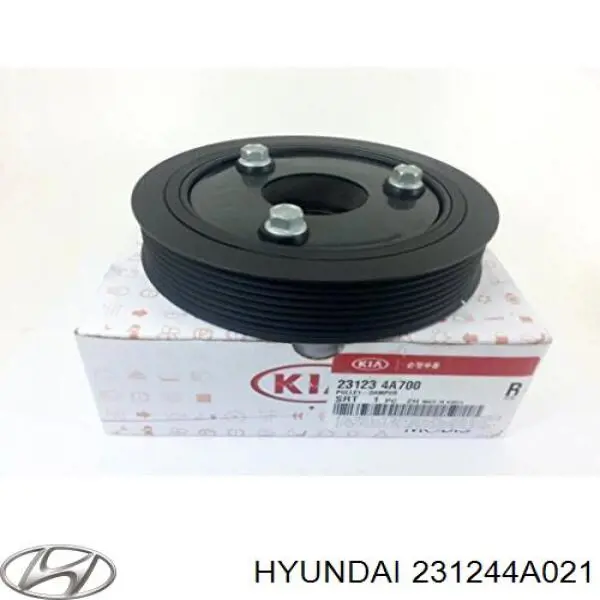 231244A021 Hyundai/Kia polea de cigüeñal