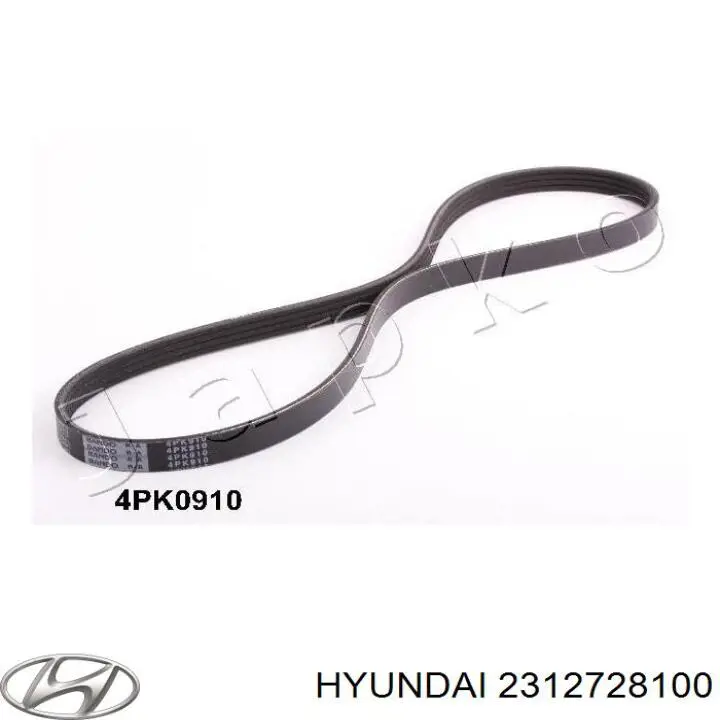 Correa de transmisión trapezoidal Hyundai/Kia 2312728100 precio, desde 8,18 EUR