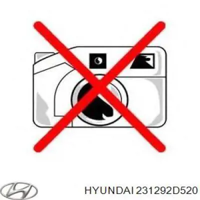 Comprar 231292D520 Hyundai/Kia Polea tensora, correa poli V