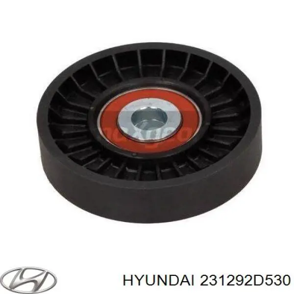Comprar 231292D530 Hyundai/Kia Polea tensora, correa poli V