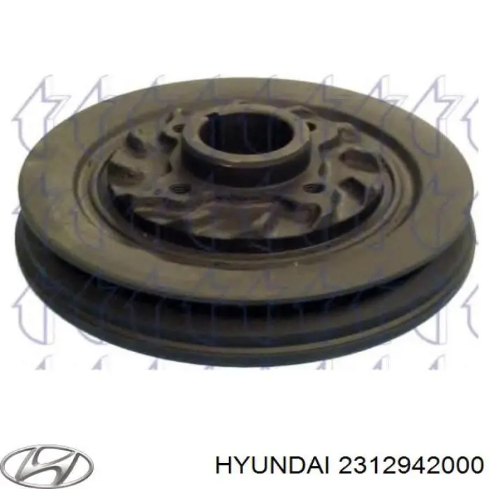 Polea del cigüeñal Hyundai/Kia 2312942000 precio, desde 113,23 EUR