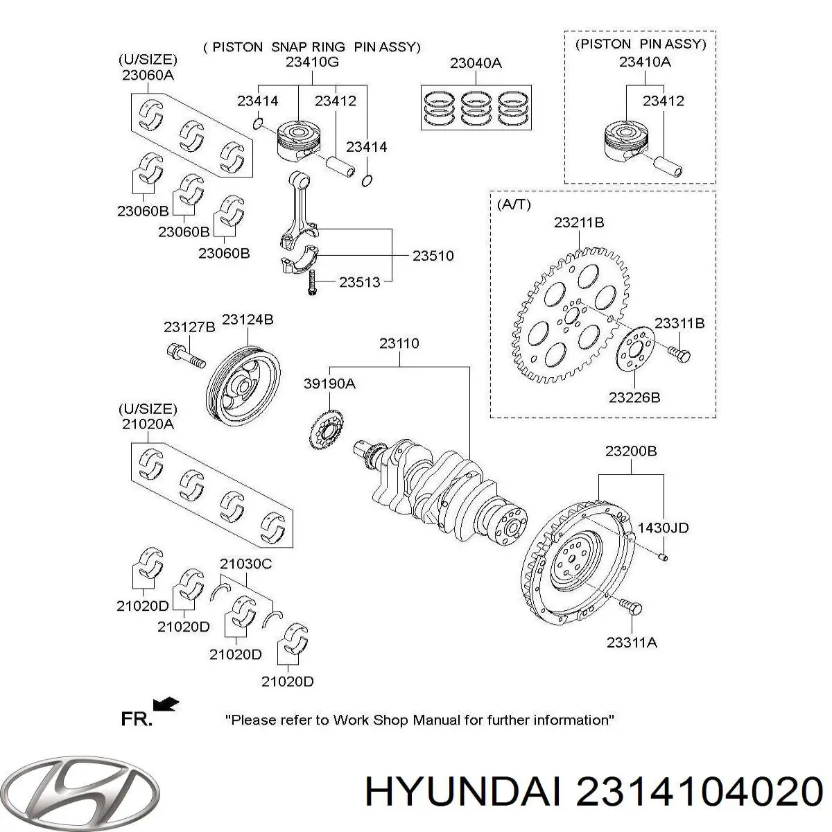  Hyundai/Kia 2314104020 precio, desde 24,14 EUR
