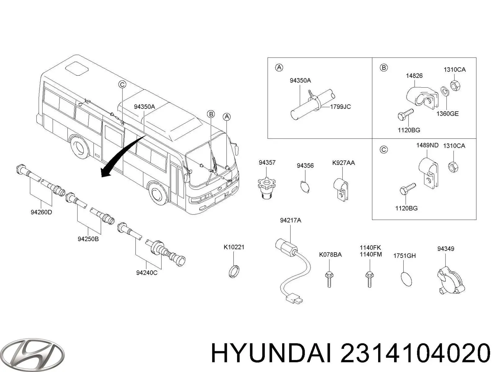 2314104020 Hyundai/Kia 