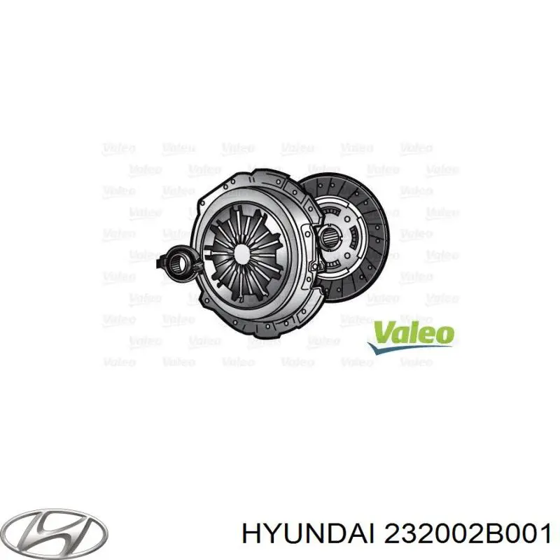 232002B001 Hyundai/Kia volante de motor