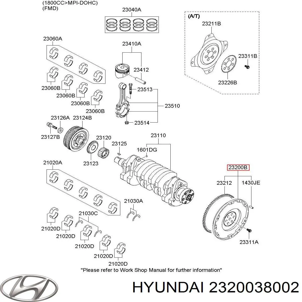 2320038001 Hyundai/Kia