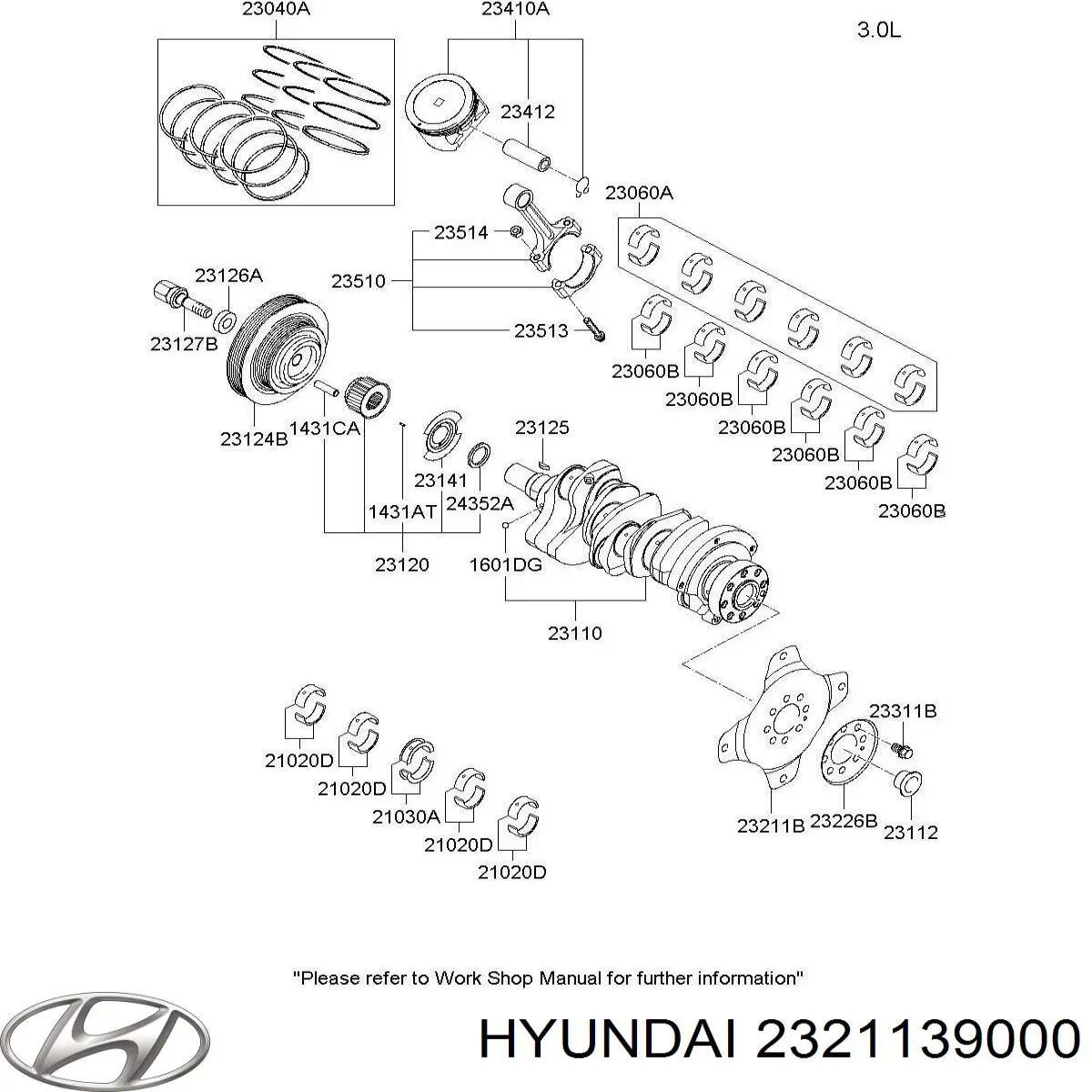 2321139000 Hyundai/Kia