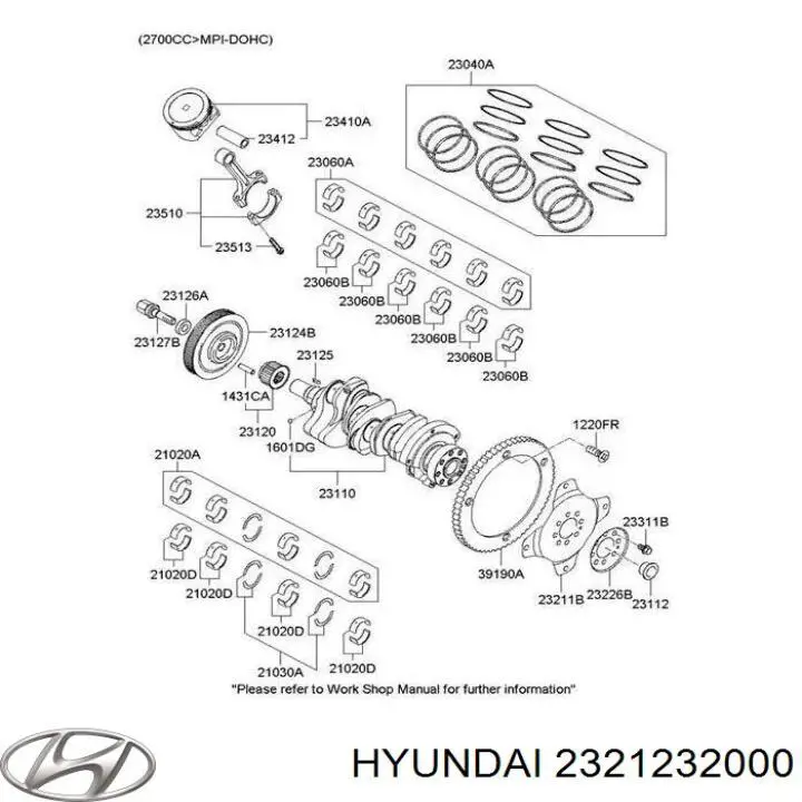 Comprar 2321232000 Hyundai/Kia Corona dentada del volante