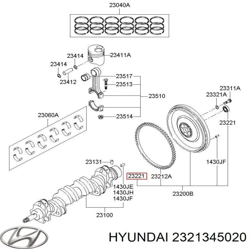 2321345020 Hyundai/Kia