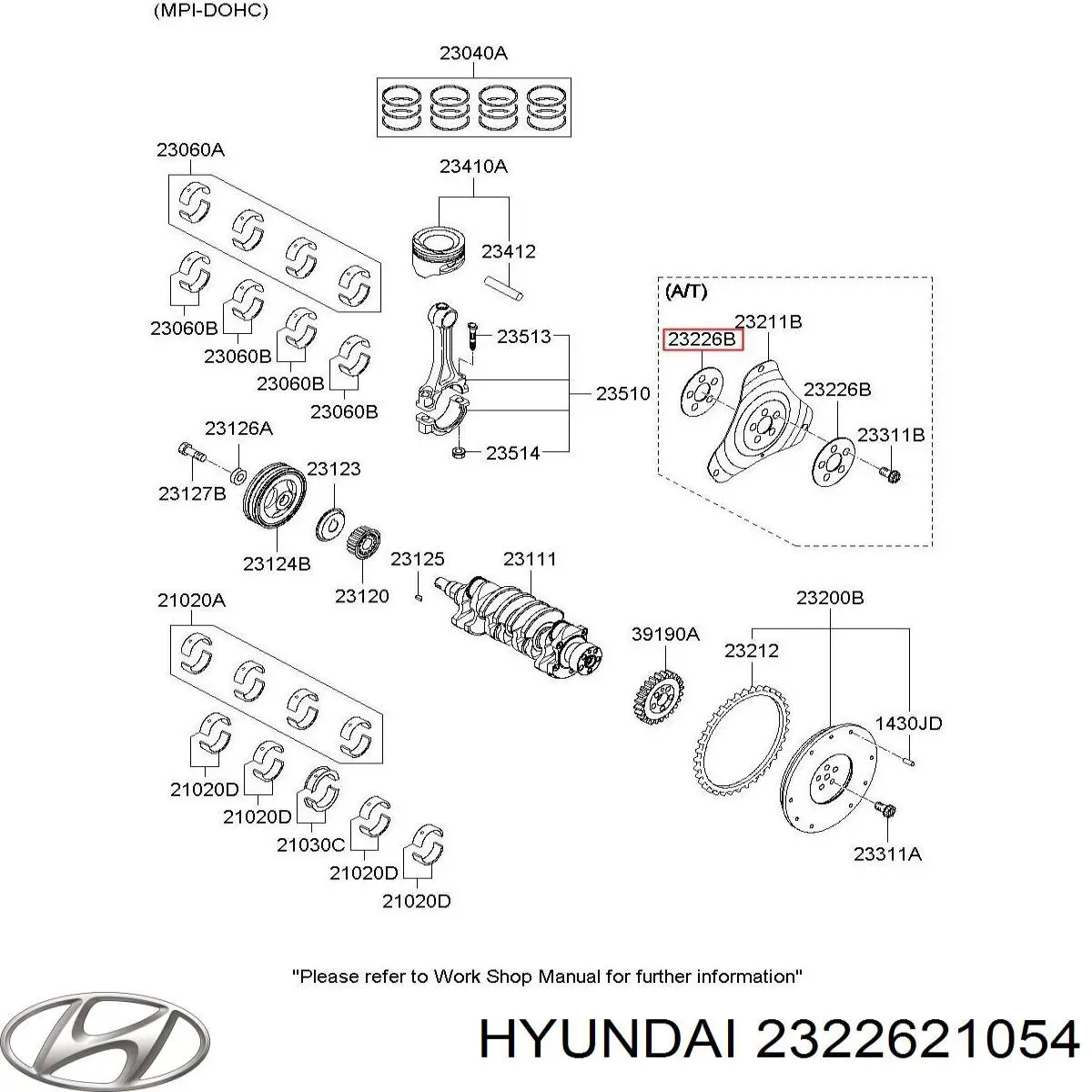 2322621054 Hyundai/Kia