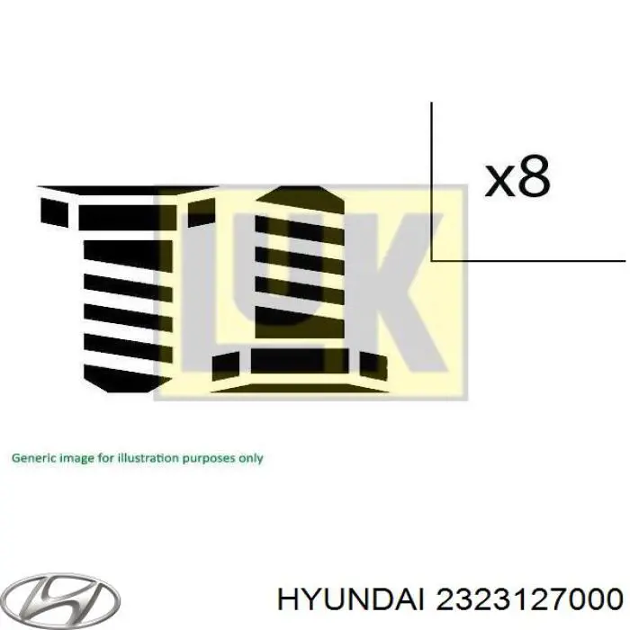 Perno de volante de inercia Hyundai/Kia 2323127000 precio, desde 15,84 EUR