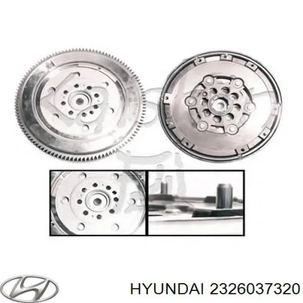 2326037320 Hyundai/Kia volante de motor
