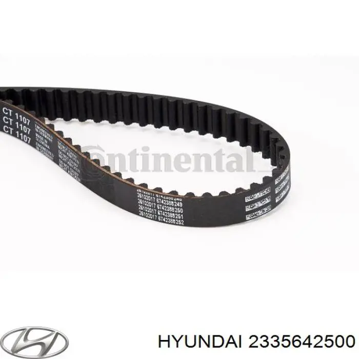 2335642500 Hyundai/Kia correa dentada, eje de balanceo