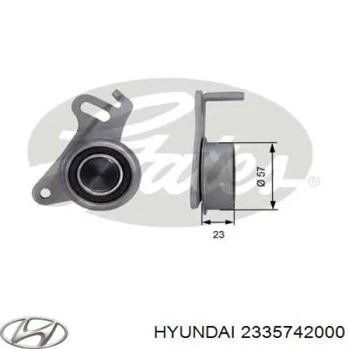 Tensor de correa del eje de equilibrio Hyundai/Kia 2335742000 precio, desde 20,90 EUR