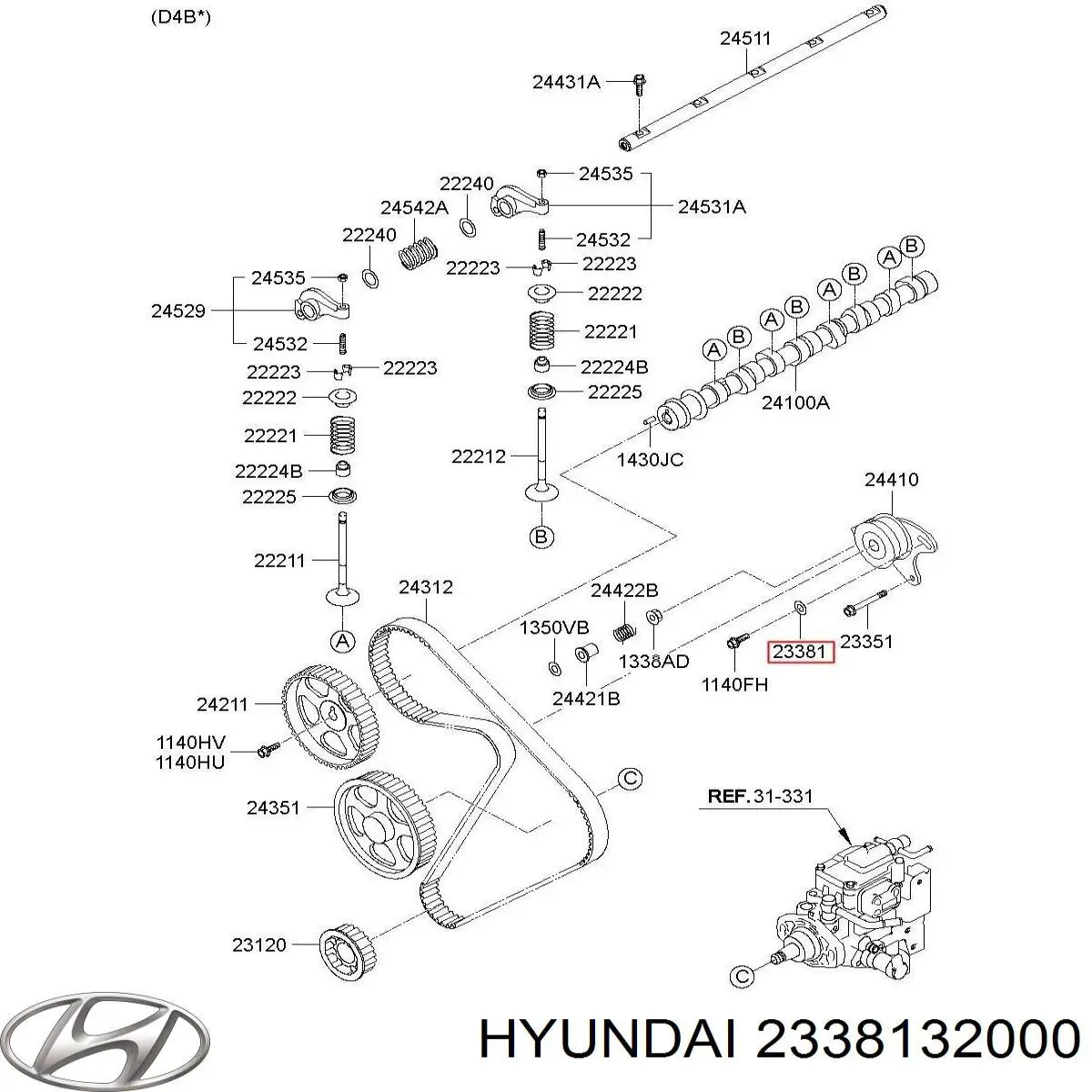 2338132000 Hyundai/Kia