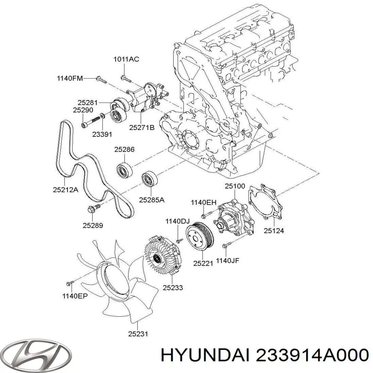 233914A000 Hyundai/Kia