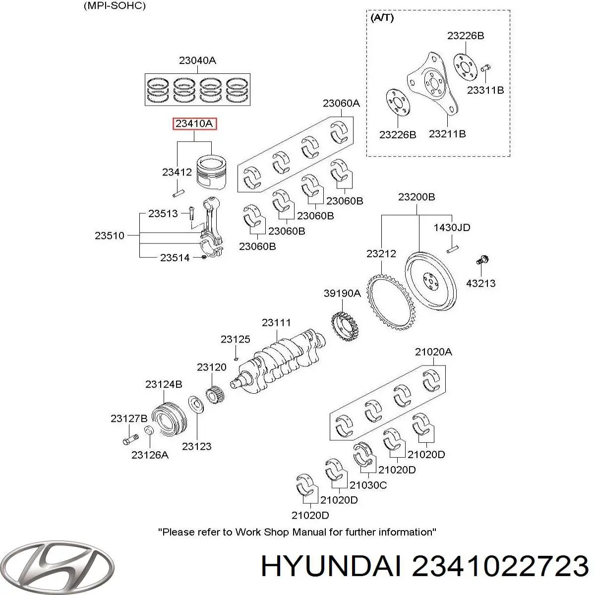 2341022723 Hyundai/Kia