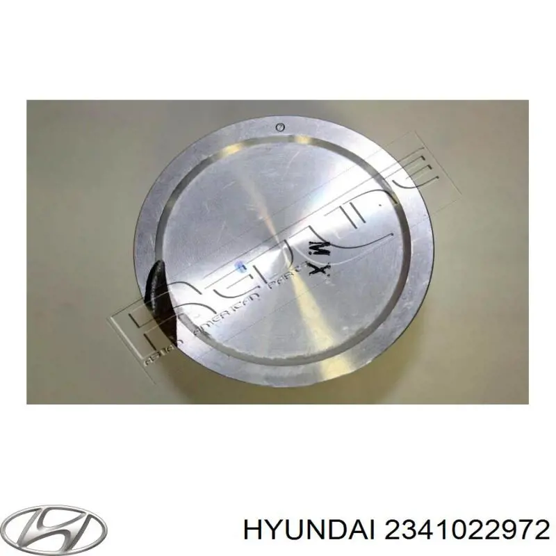 Pistón con bulón sin anillos, cota de reparación +0,50 mm para Hyundai Getz 