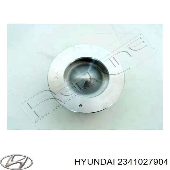 Pistón con bulón sin anillos, cota de reparación +0,50 mm para Hyundai Elantra (XD)
