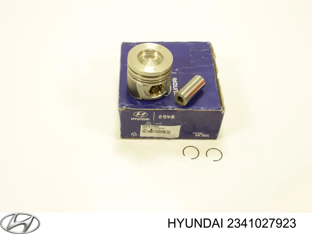 Pistón completo para 1 cilindro, cota de reparación + 0,25 mm para Hyundai Santa Fe (SM)