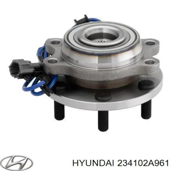 234102A961 Hyundai/Kia pistón con bulón sin anillos, std