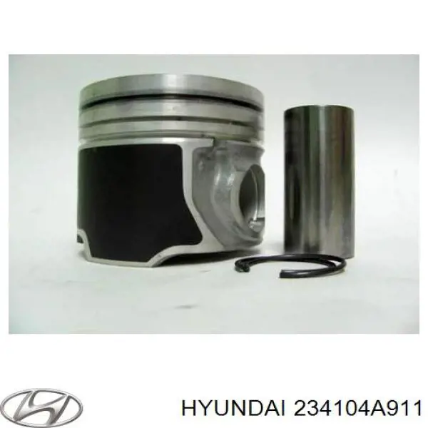 234104A911 Hyundai/Kia pistón completo para 1 cilindro, std