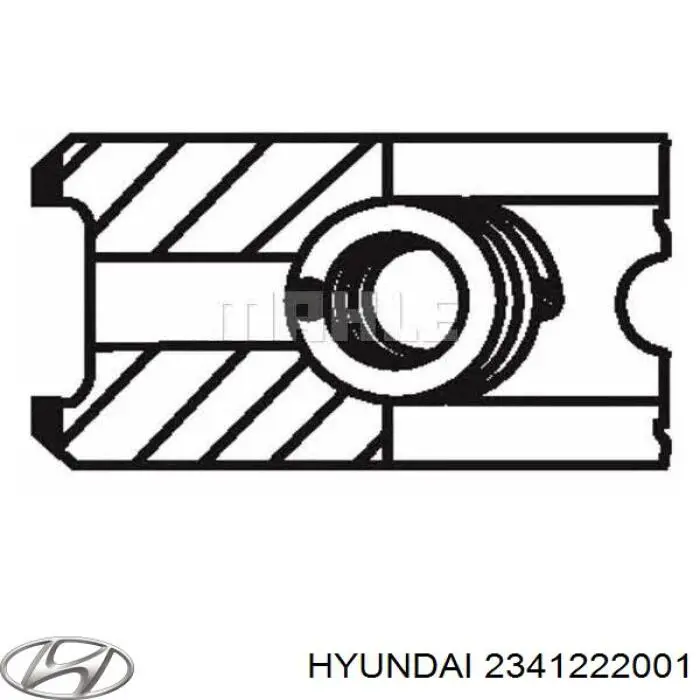 2341222001 Hyundai/Kia bulón de pistón